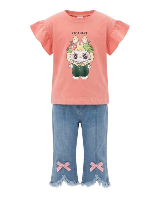SET GIRLS COTTON FRILL