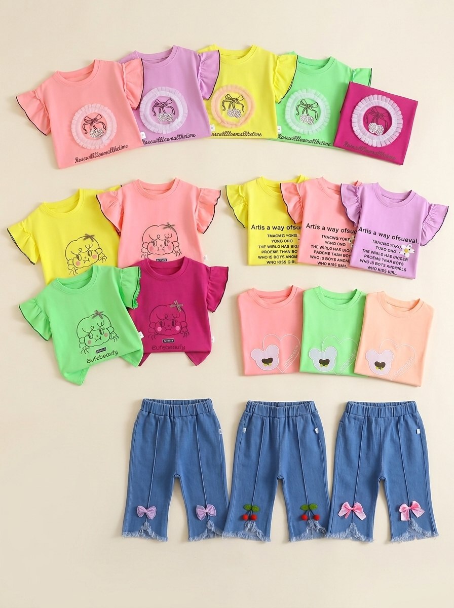 SET GIRLS COTTON FRILL