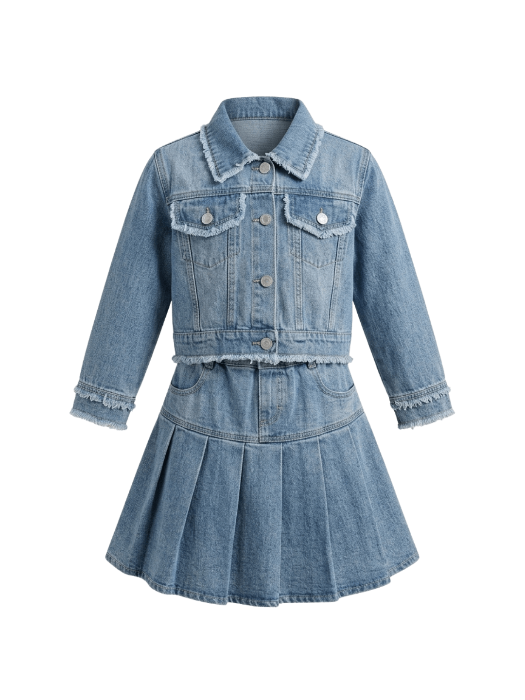 Set Girls Crow Skirt Denim