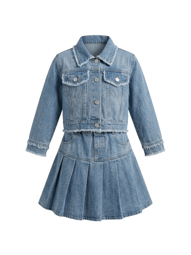 Set Girls Crow Skirt Denim
