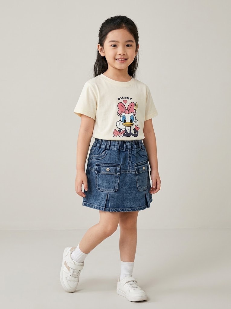 SET GIRLS DAINTY BOW