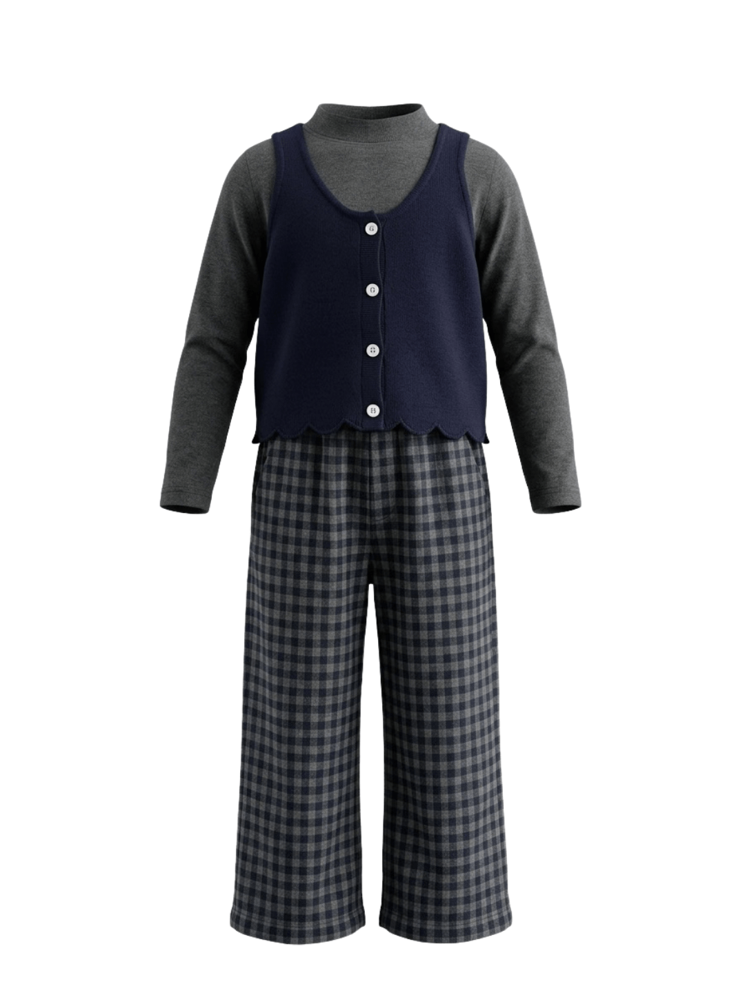 Set Girl Serene Scholarly Suit