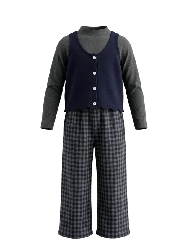 Set Girl Serene Scholarly Suit