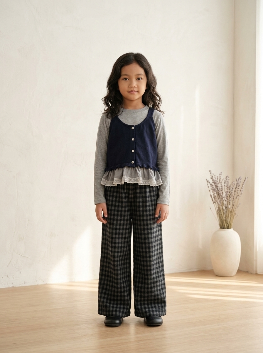 Set Girl Serene Scholarly Suit
