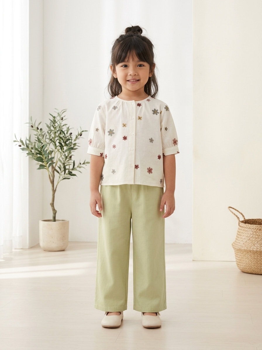 Set Girls Floral Cute Lovely