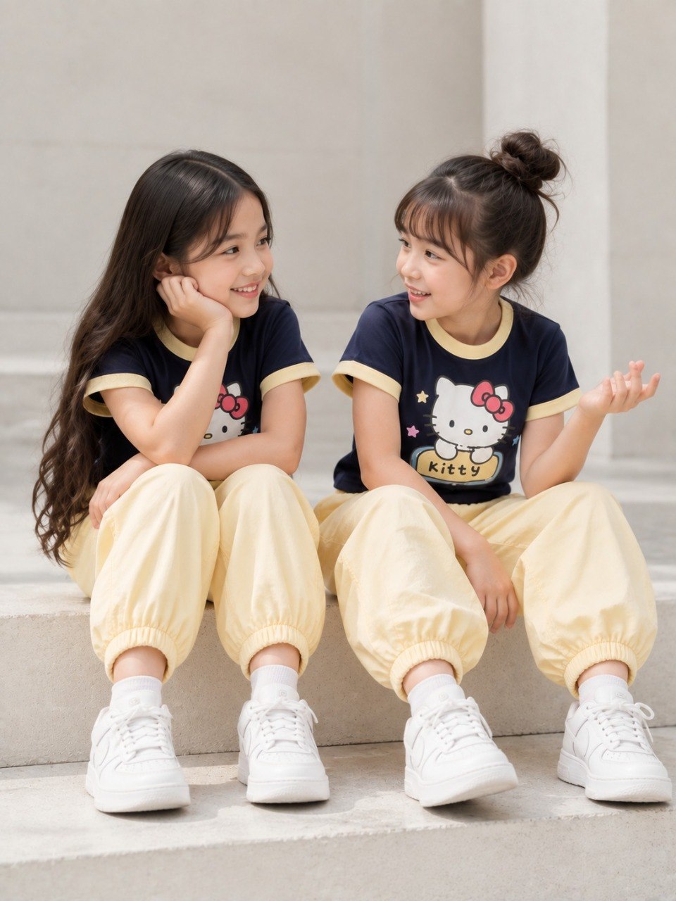 Set Girls Hello Brightness Tee