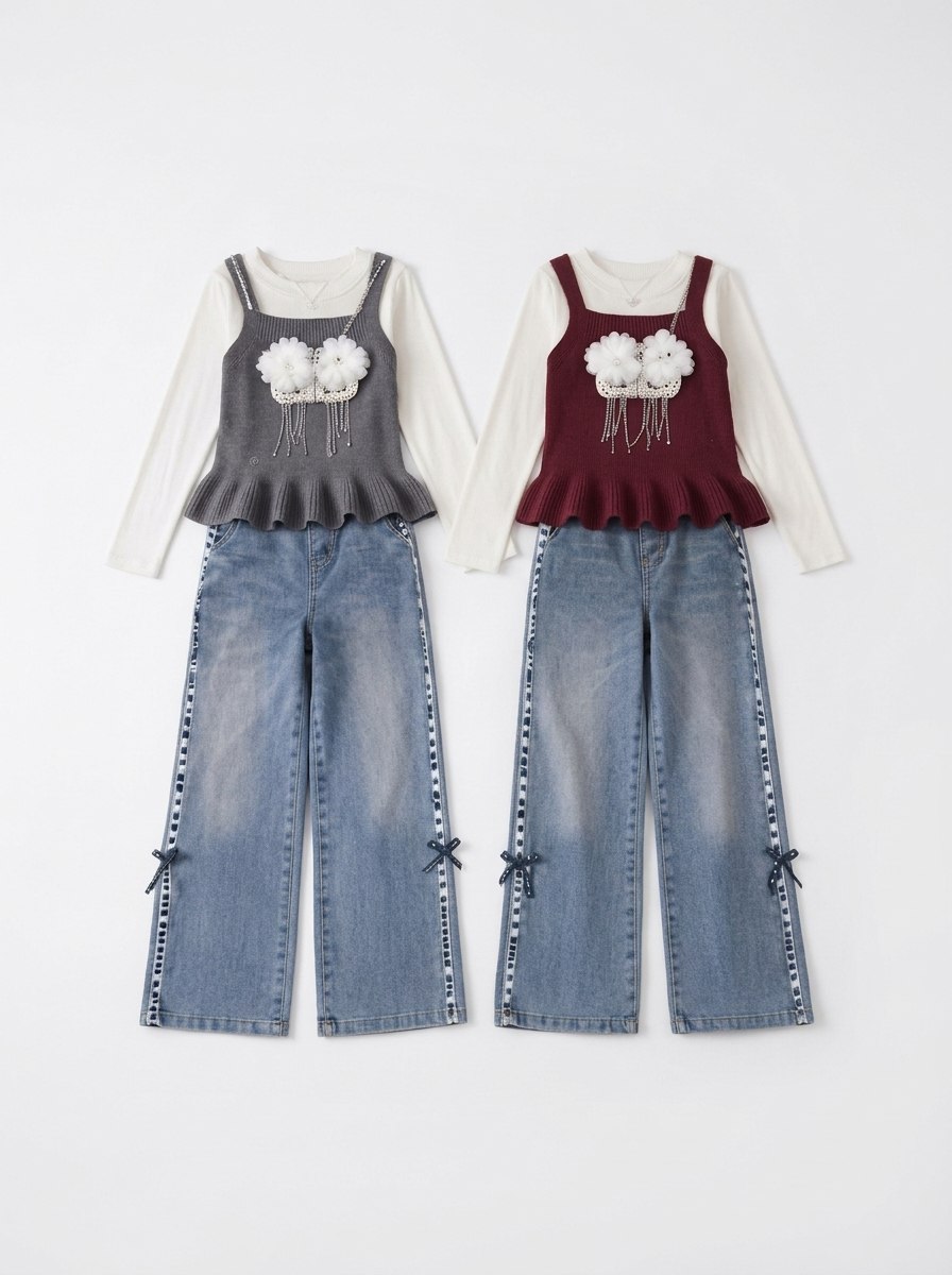 SET GIRLS IVORY FABLE