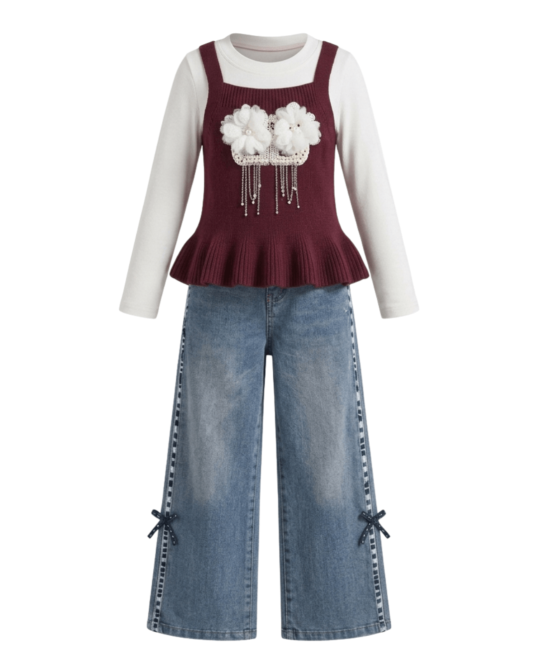 SET GIRLS IVORY FABLE