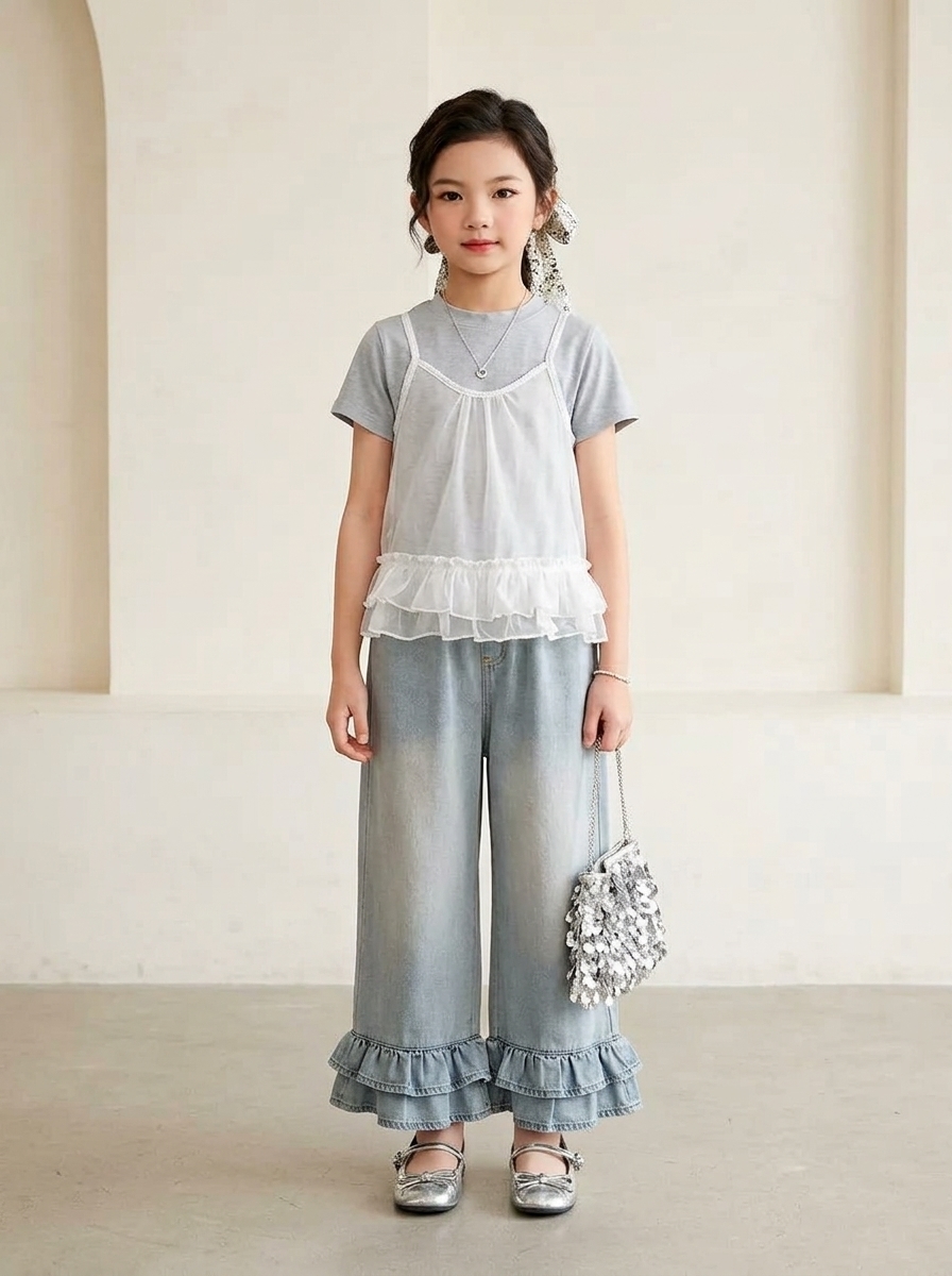 Set Girls Lace Pearl Twirl - Foto 1