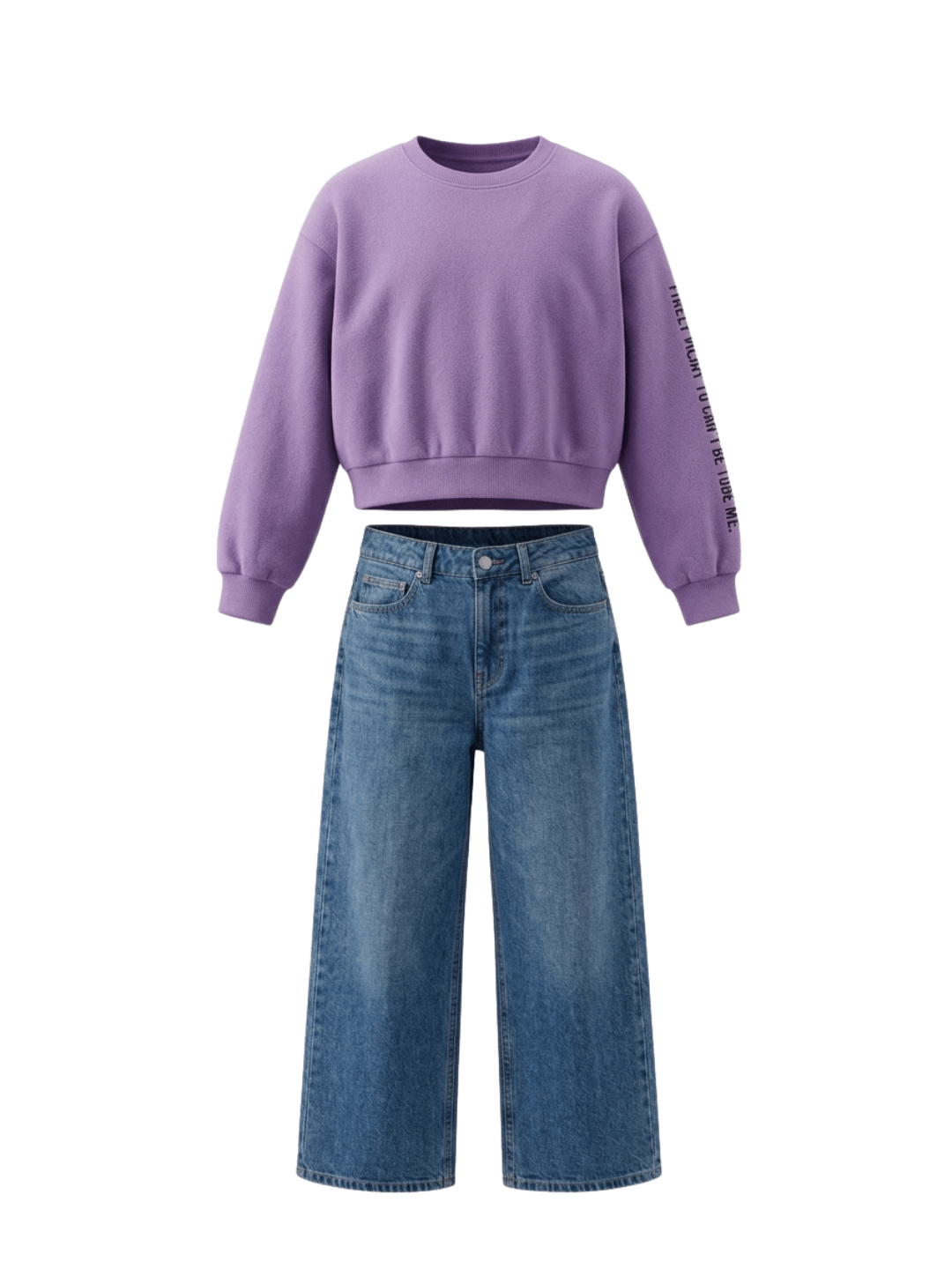Set Girls Lavender Pullover