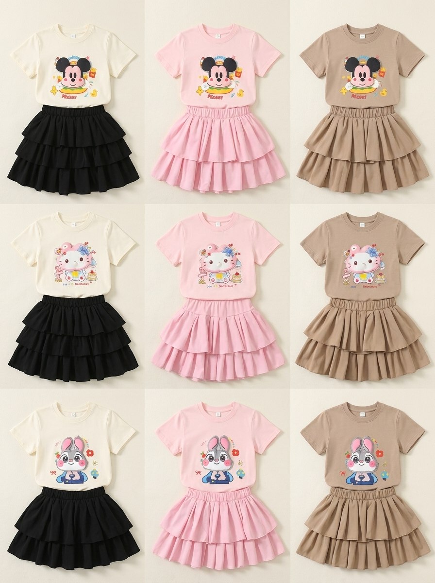 SET GIRLS LITTLE FLUTTER