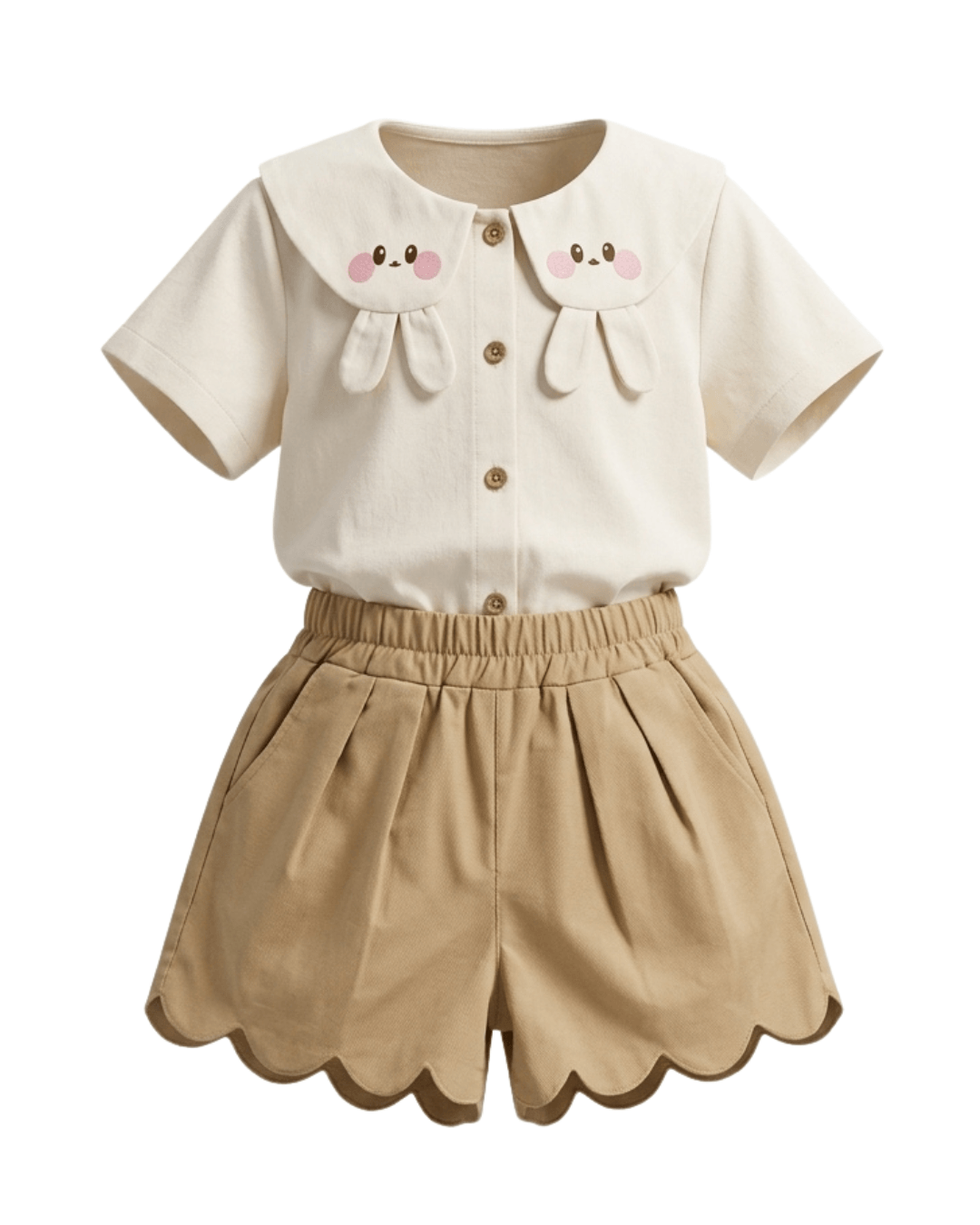 SET GIRLS MACARON RUFFLE