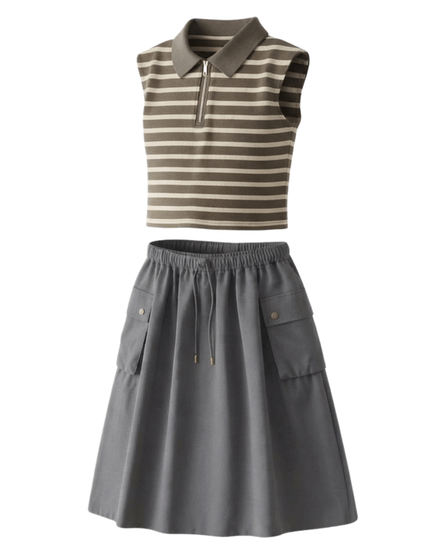 SET GIRLS MEADOW FRILL
