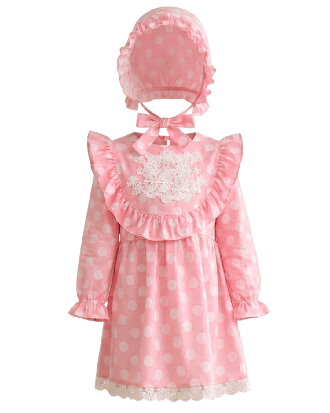DRESS GIRLS PEACHY DOTS - Foto 1