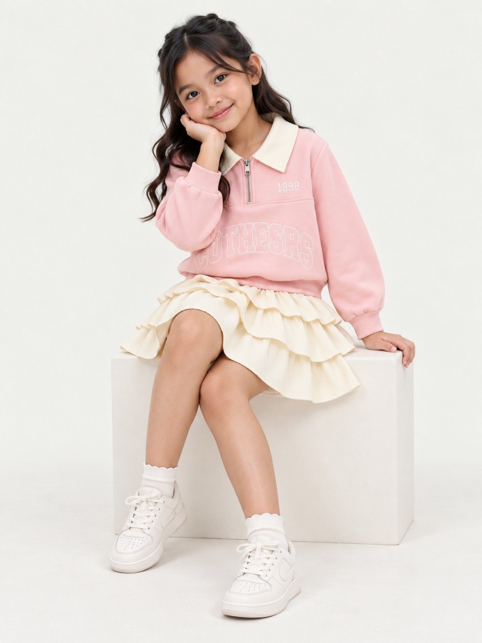 Set Girl Spring Bloomy Space