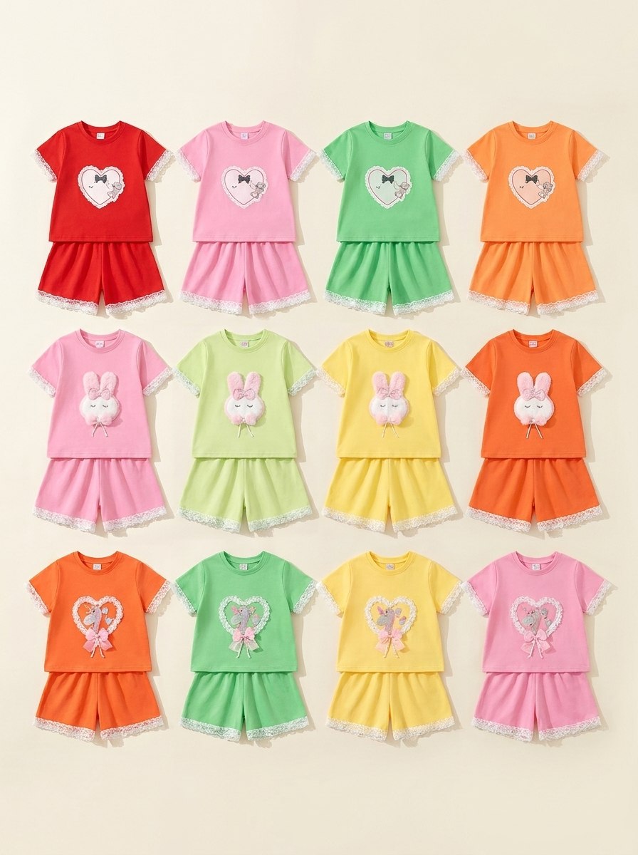 SET GIRLS PUDDING RUFFLE - Foto 1