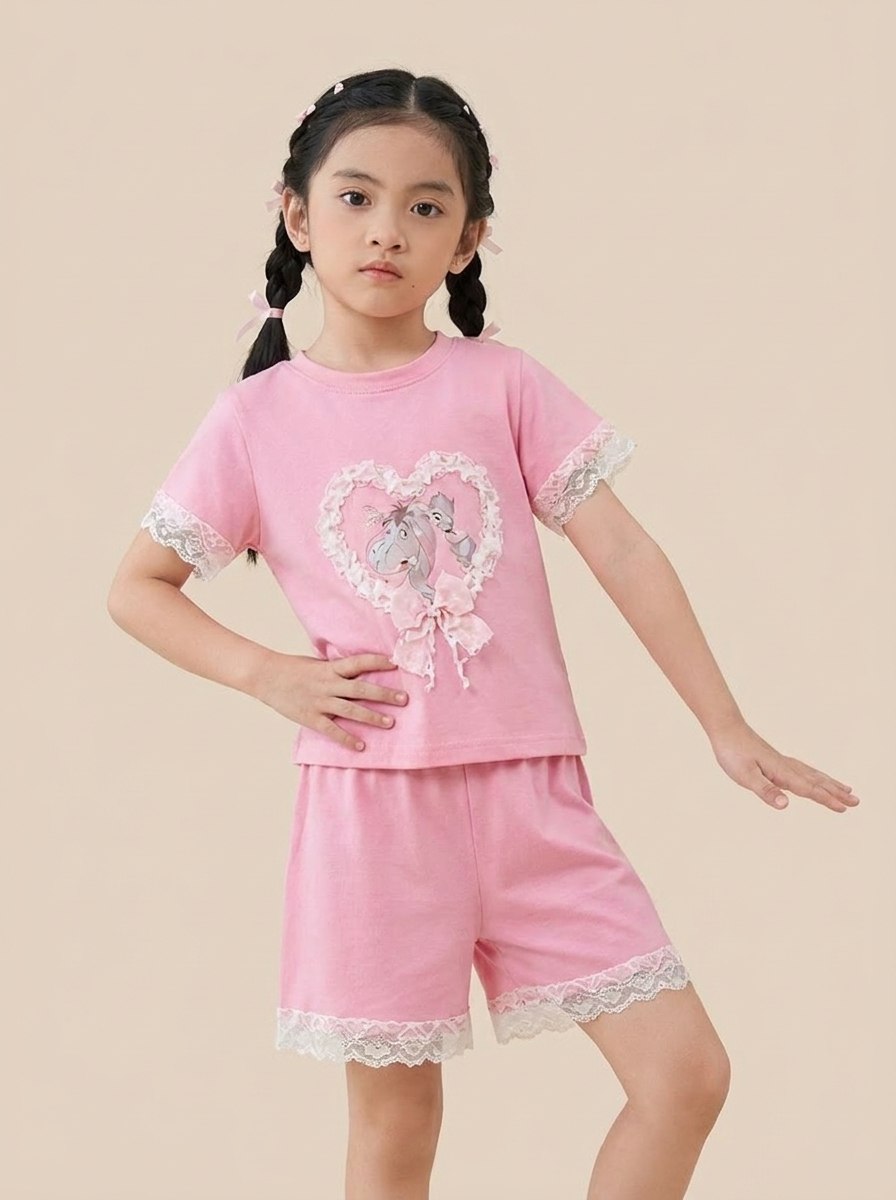 SET GIRLS PUDDING RUFFLE