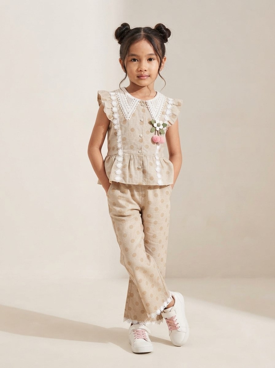 SET GIRLS SUNBEAM PLEATS