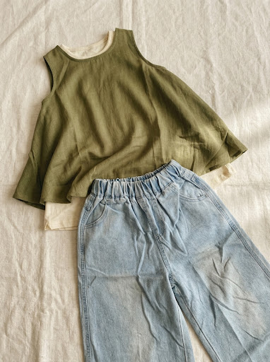 Set Girls Tea Stain