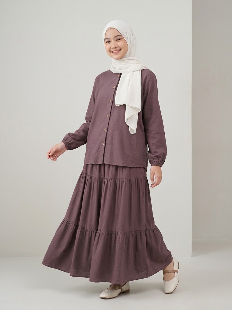 SET GIRLS VELVET SPRINKLE