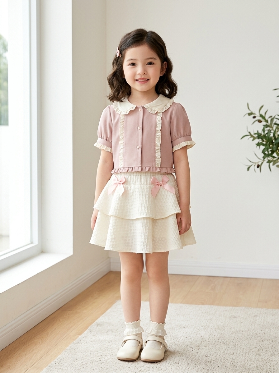 SET GIRLS WINKKY RIBBON