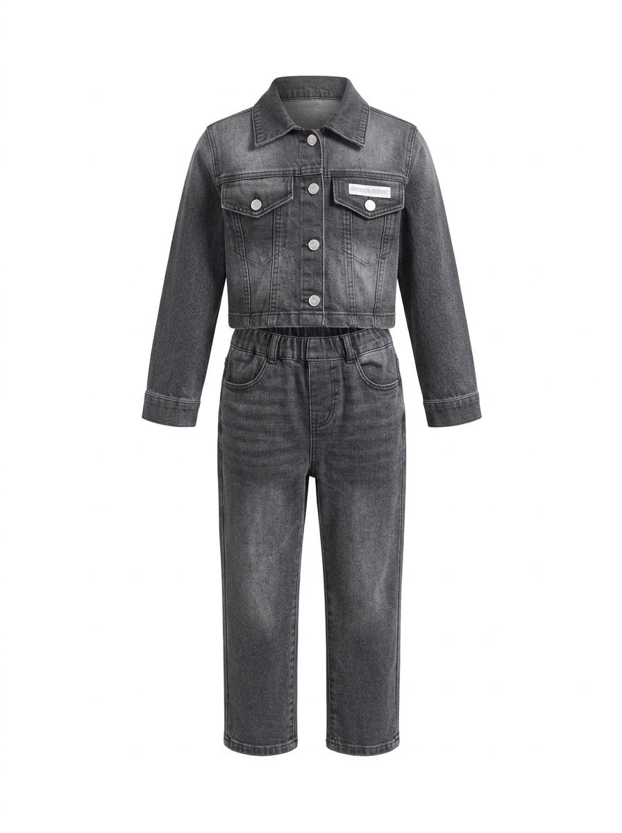 Set Girls Write Word Denim