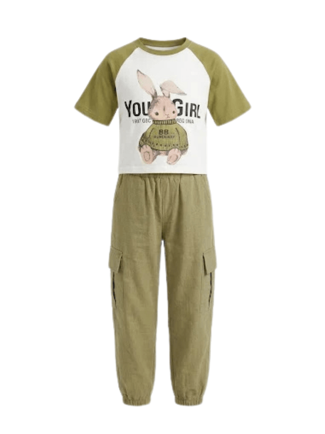 Set Girls Young Rabbit Mixed Tone