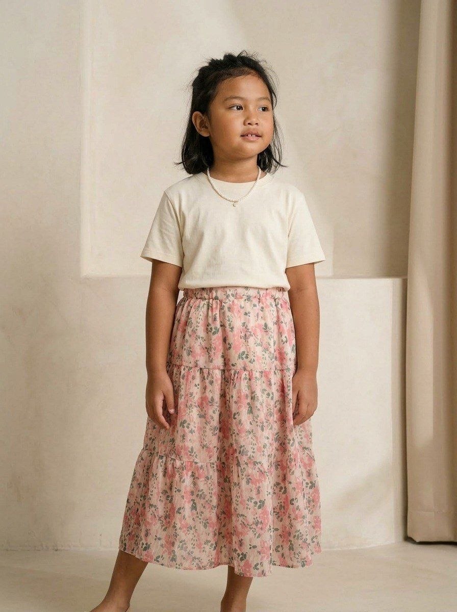 Skirt Girl Long Sparkle Daisy