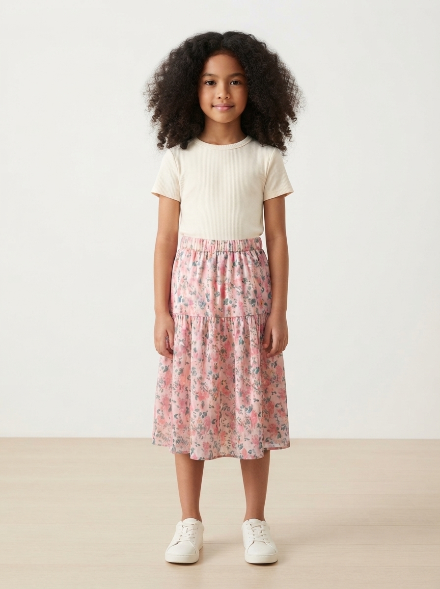 Skirt Girl Long Sparkle Daisy - Foto 4
