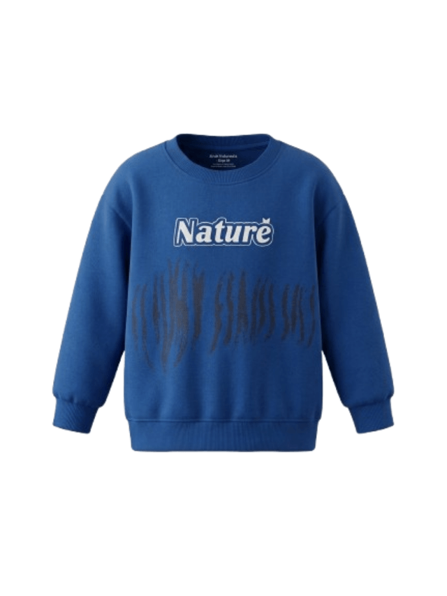 Sweater Boys Crewneck Nature Wool Cable