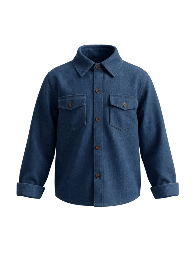 Tops Girl Denim Casual Fire