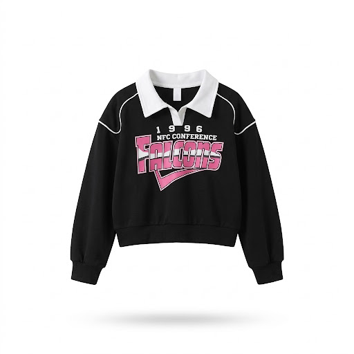 Tops Girl Falcon Black Cute