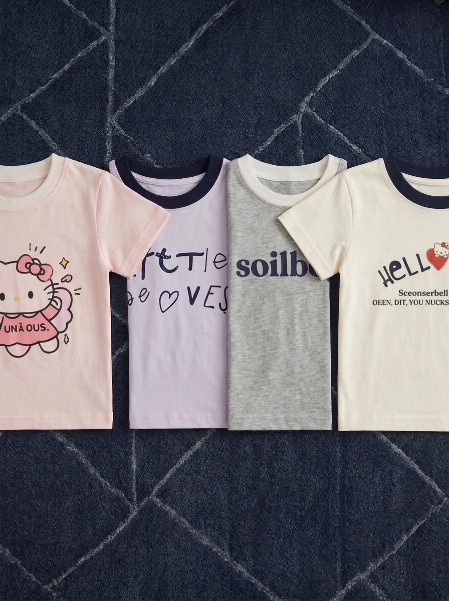TOPS GIRLS HELLO UCEE