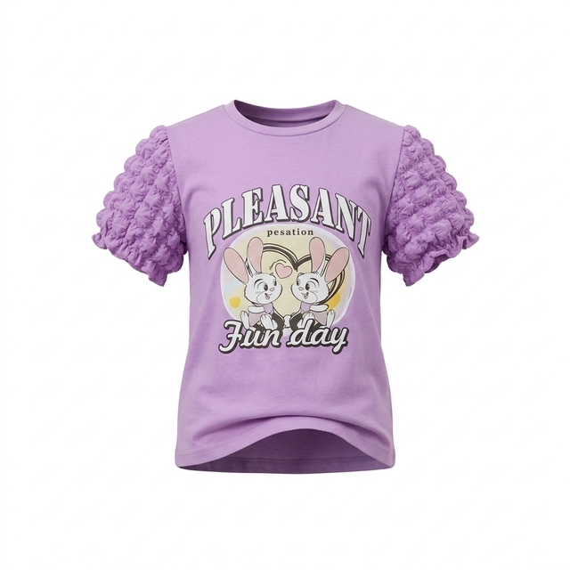 Tops Girls Pleasant Bunny Twin Love