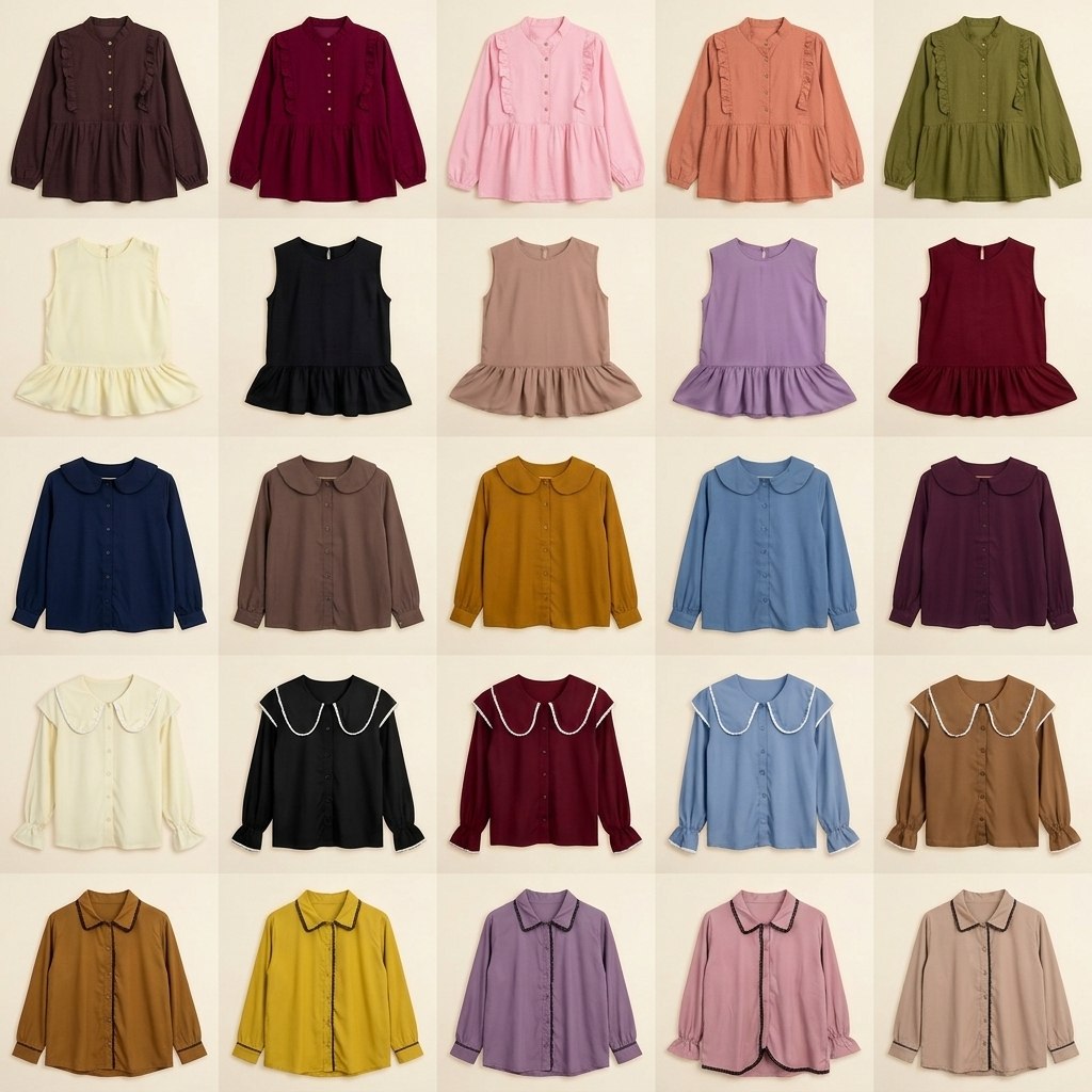 TOPS GIRLS PRETTY RIBBON