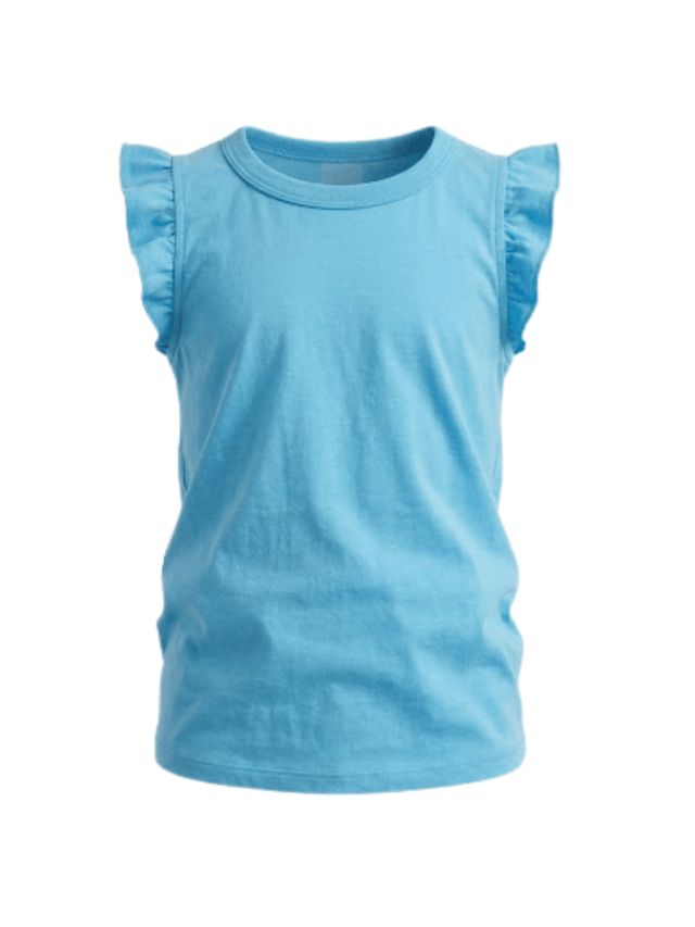 Tops Girls Ribbon Square Wave