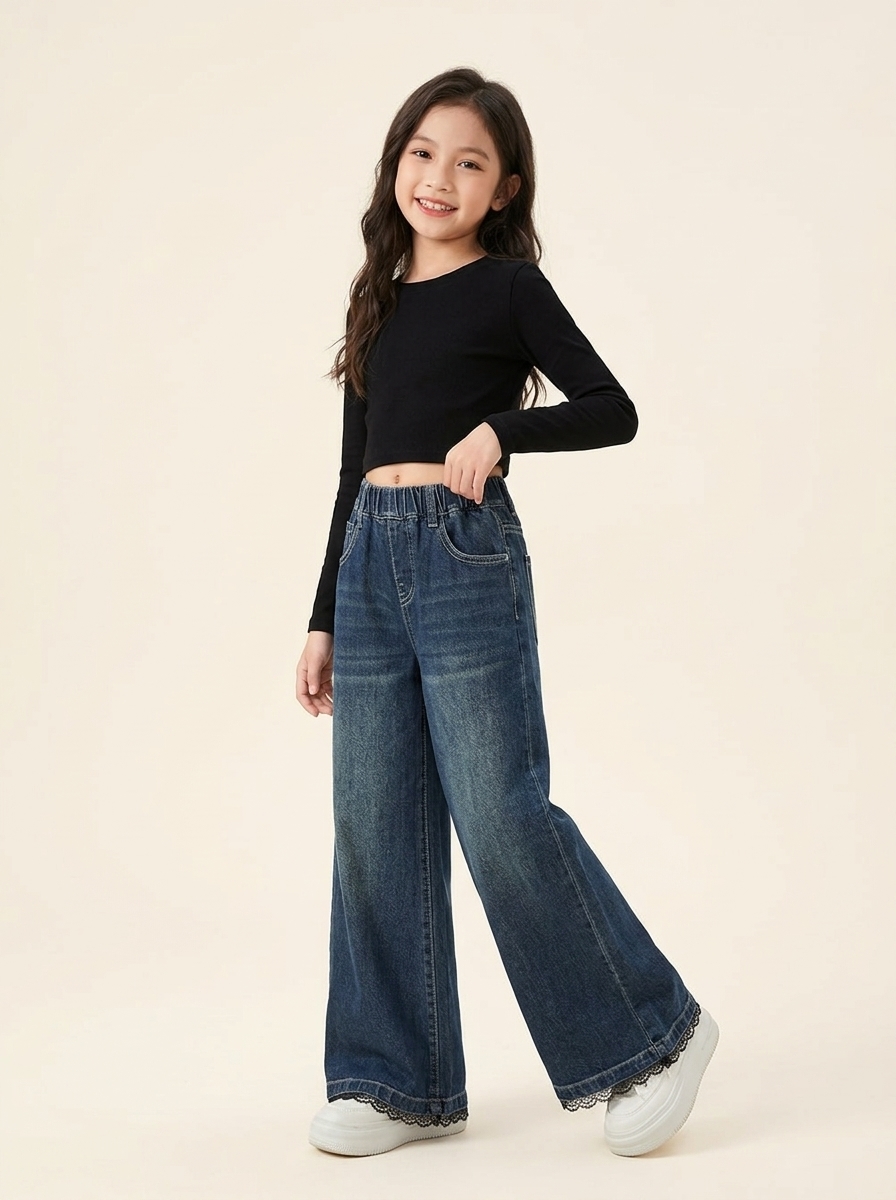 Pants Girls Versatile Street Walker - Foto 1