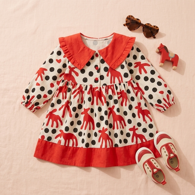 Dress Girl Polka Sweety โ tampilan lain