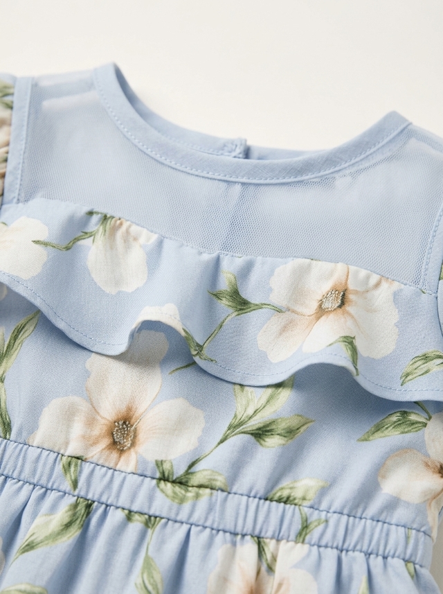 Dress Girl Blues Tiny Flow โ tampilan lain
