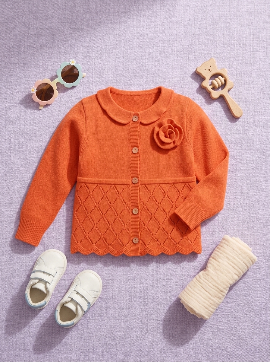 Tops Girls Celli Bloom Patch