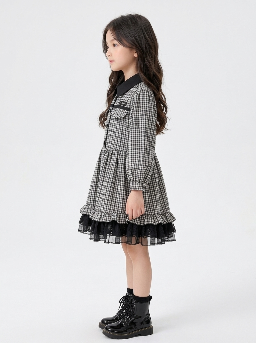 Dress Anak Toffee Line