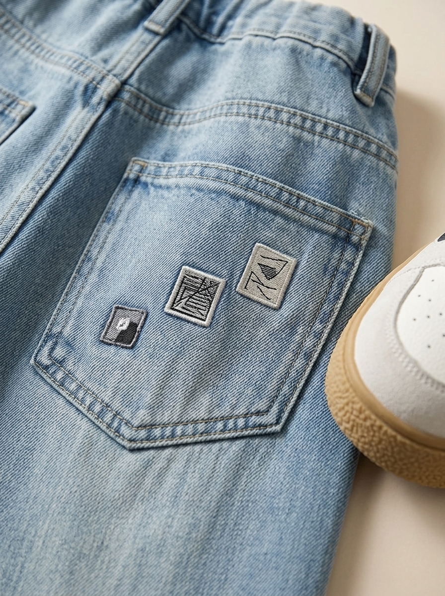 Pants Girls Dreamy Denim Edge