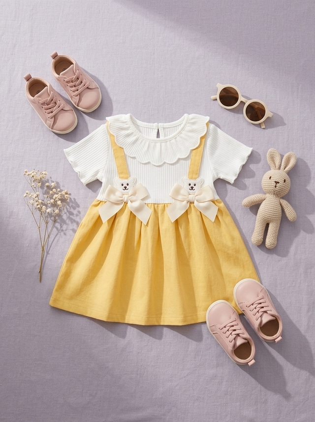 Dress Girl Yellow Little Sunshine โ tampilan lain
