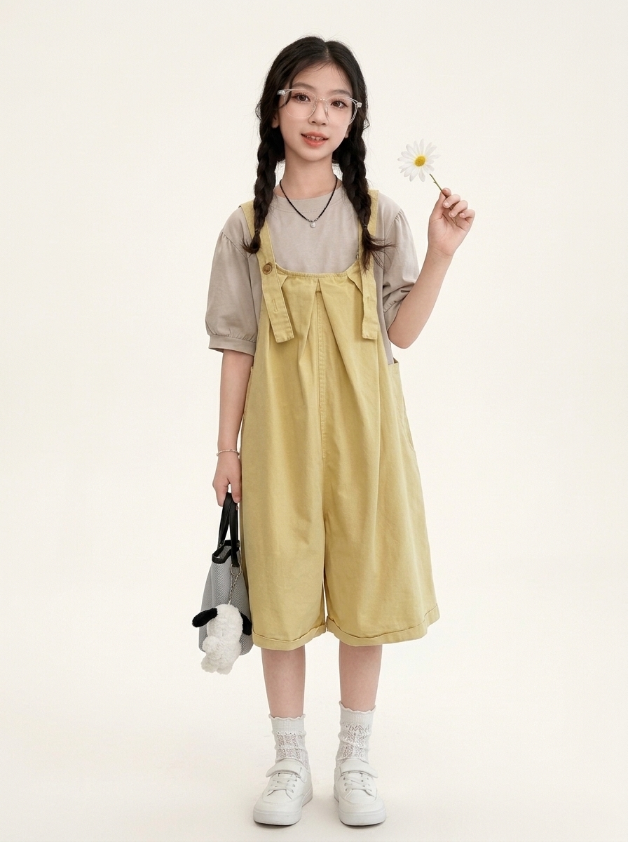 Set Girls Khaki Charm