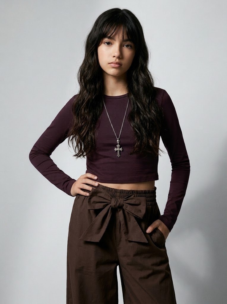 Set Girl Chic Brown — tampilan lain