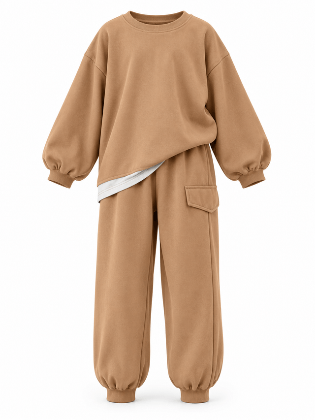 Set Girls Innocent Knit Design Comfort