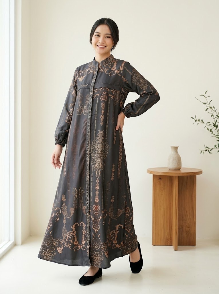 DRESS APRICOT WHIMSY