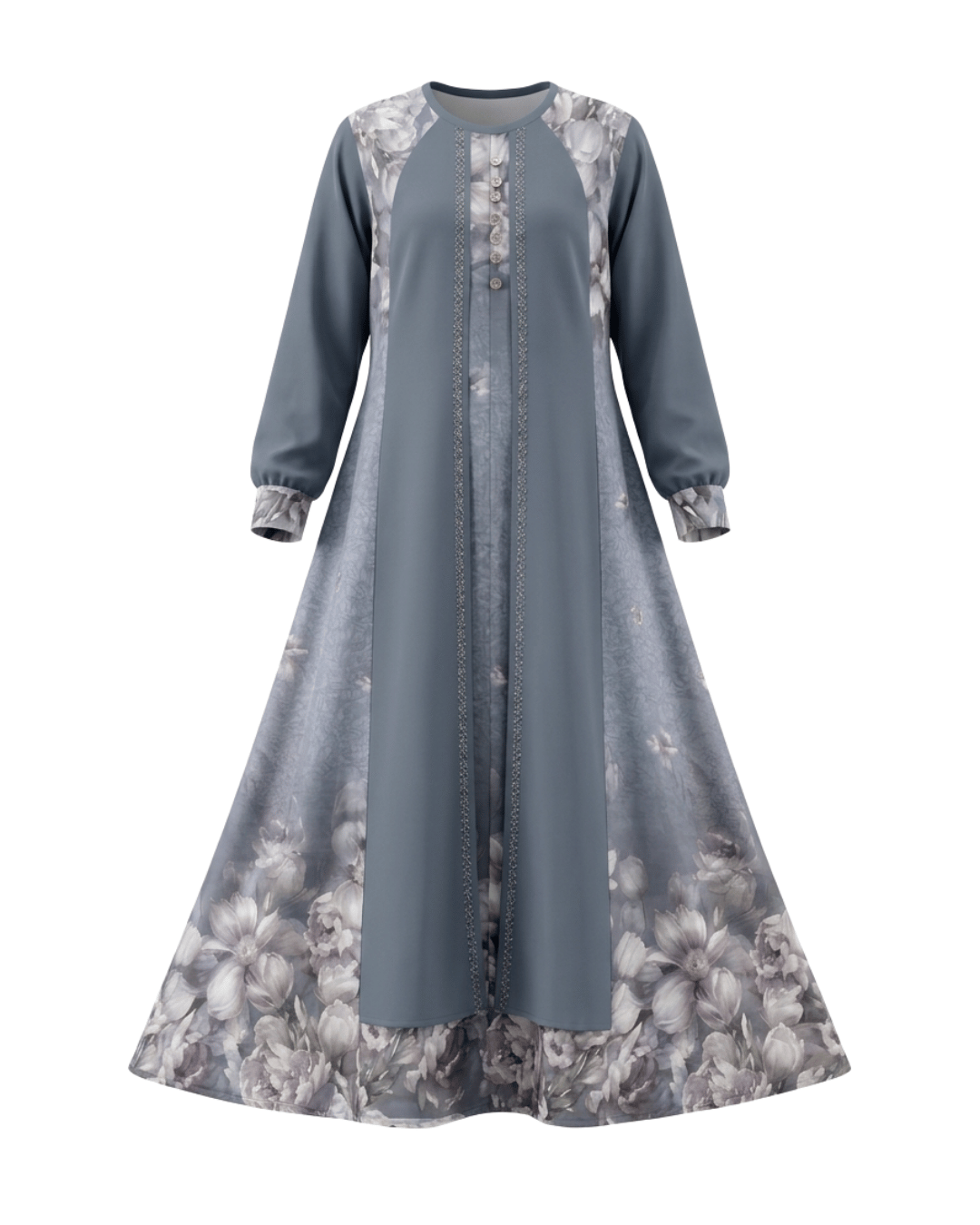 DRESS FAWN PATCHWORK