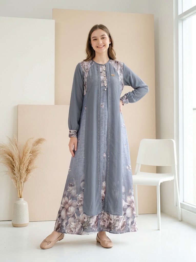 DRESS FAWN PATCHWORK