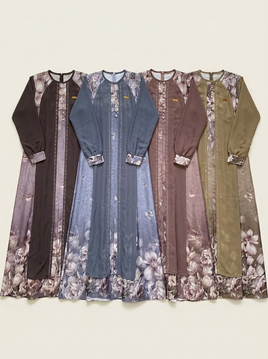 DRESS FAWN PATCHWORK - Foto 2